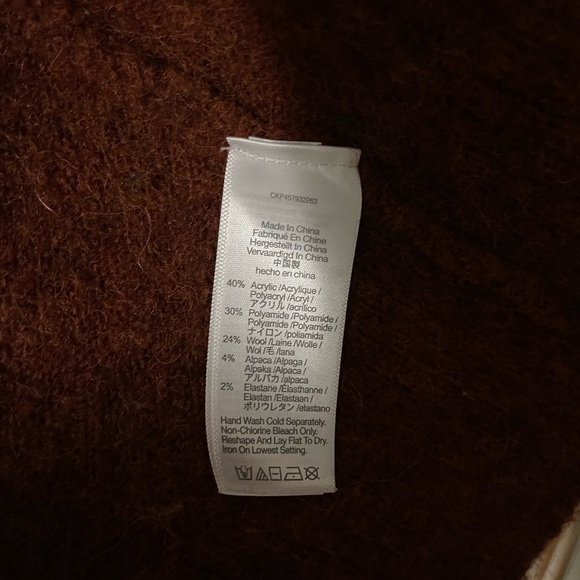 Madewell Allston Double-Button Cardigan Sweater - XS - Heather Cranberry - Picture 8 of 8